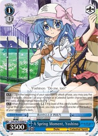 Yoshino U waifu card — Weiss Schwarz