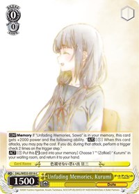 Kurumi (Parallel Foil) C waifu card — Weiss Schwarz