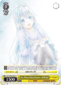 Hibiki (Parallel Foil) C waifu card — Weiss Schwarz