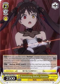 Kurumi (Parallel Foil) C waifu card — Weiss Schwarz