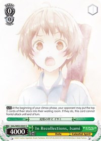 Isami (Parallel Foil) C waifu card — Weiss Schwarz