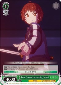Isami (Parallel Foil) C waifu card — Weiss Schwarz