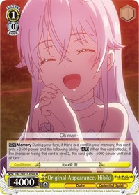 Hibiki (Parallel Foil) R waifu card — Weiss Schwarz