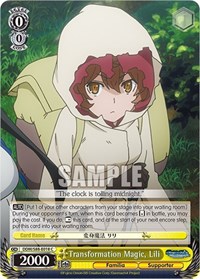 Lili C waifu card — Weiss Schwarz