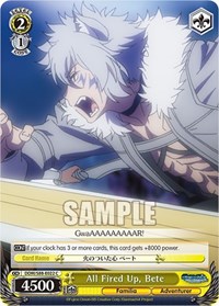 Bete C waifu card — Weiss Schwarz