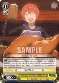 Loki R waifu card — Weiss Schwarz