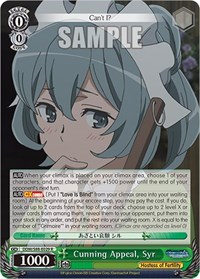 Syr R waifu card — Weiss Schwarz