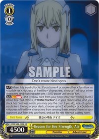 Ais RR waifu card — Weiss Schwarz