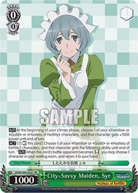 Syr RR waifu card — Weiss Schwarz