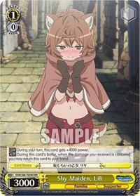 Lili RRR waifu card — Weiss Schwarz