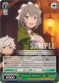 Syr SR waifu card — Weiss Schwarz