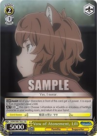 Lili TrialDeck waifu card — Weiss Schwarz