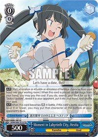 Hestia TrialDeck waifu card — Weiss Schwarz