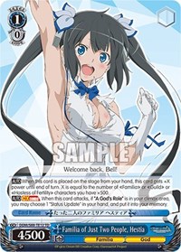 Hestia TrialDeck waifu card — Weiss Schwarz
