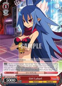 Girl Laharl TrialDeck waifu card — Weiss Schwarz