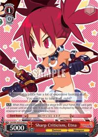 Etna U waifu card — Weiss Schwarz