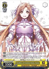 Asuna C waifu card — Weiss Schwarz