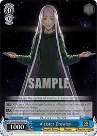 Aleister Crowley C waifu card — Weiss Schwarz