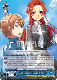Eugeo & Tiese C waifu card — Weiss Schwarz