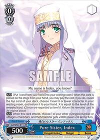 Index RR waifu card — Weiss Schwarz