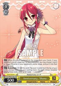 Shana TrialDeck waifu card — Weiss Schwarz