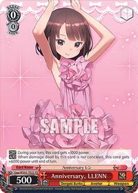 LLENN TrialDeck waifu card — Weiss Schwarz
