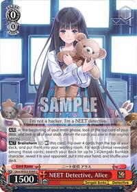 Alice U waifu card — Weiss Schwarz