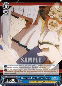 Beta (PR) Promo waifu card — Weiss Schwarz