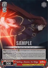 Iris Midgar R waifu card — Weiss Schwarz