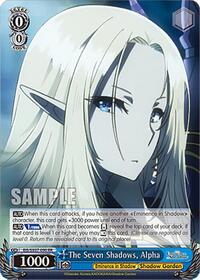 Alpha RR waifu card — Weiss Schwarz