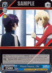 Chi SR waifu card — Weiss Schwarz