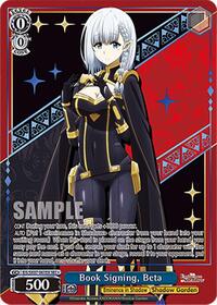Beta (SEC+) SecretRarePlus waifu card — Weiss Schwarz