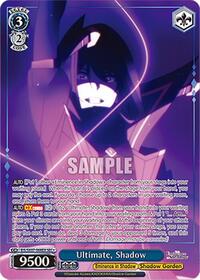 Shadow (SEC+) SecretRarePlus waifu card — Weiss Schwarz