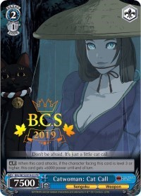 Catwoman: Cat Call Promo waifu card — Weiss Schwarz