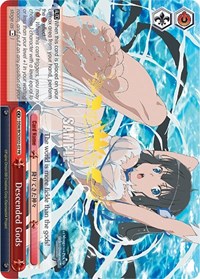 Descended Gods Promo waifu card — Weiss Schwarz