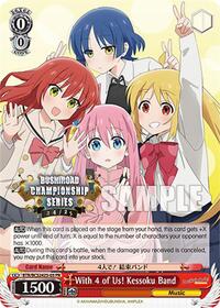 Kessoku Band Promo waifu card — Weiss Schwarz