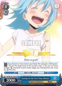 Rimuru Promo waifu card — Weiss Schwarz