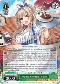 Isuzu C waifu card — Weiss Schwarz