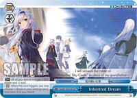 Inherited Dream CR waifu card — Weiss Schwarz