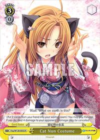 Cat Nun Costume R waifu card — Weiss Schwarz