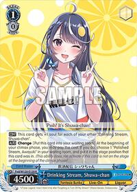 Shuwa-chan R waifu card — Weiss Schwarz