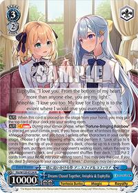 Anisphia & Euphyllia R waifu card — Weiss Schwarz