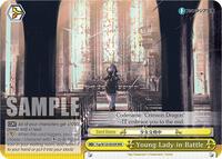 Young Lady in Battle (RRR) RRR waifu card — Weiss Schwarz