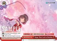Slope That Led to Destiny (RRR) RRR waifu card — Weiss Schwarz