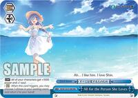 All for the Person She Loves (RRR) RRR waifu card — Weiss Schwarz