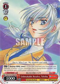 Teletha (RRR) RRR waifu card — Weiss Schwarz