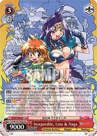 Lina & Naga (RRR) RRR waifu card — Weiss Schwarz