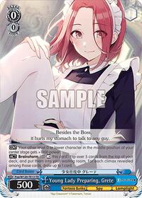 Grete (RRR) RRR waifu card — Weiss Schwarz