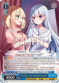 Anisphia & Euphyllia (RRR) RRR waifu card — Weiss Schwarz