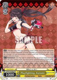 Kurumi (SR) SR waifu card — Weiss Schwarz